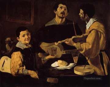  diego Pintura al %C3%B3leo - Tres Músicos alias Trío Musical Diego Velázquez